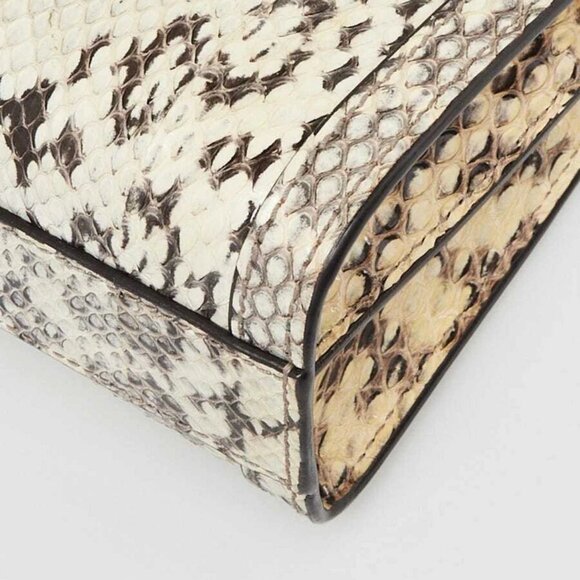 Gucci Black/White Snakeskin Ophidia Small Shoulder Bag - Picture 4 of 10